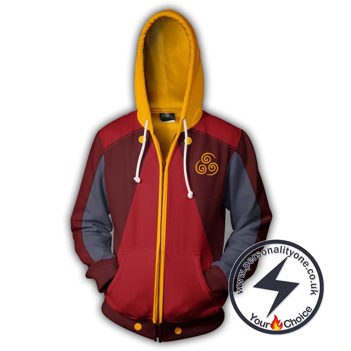 Avatar The Last Airbender Air Nation Zip Up Hoodie Jacket